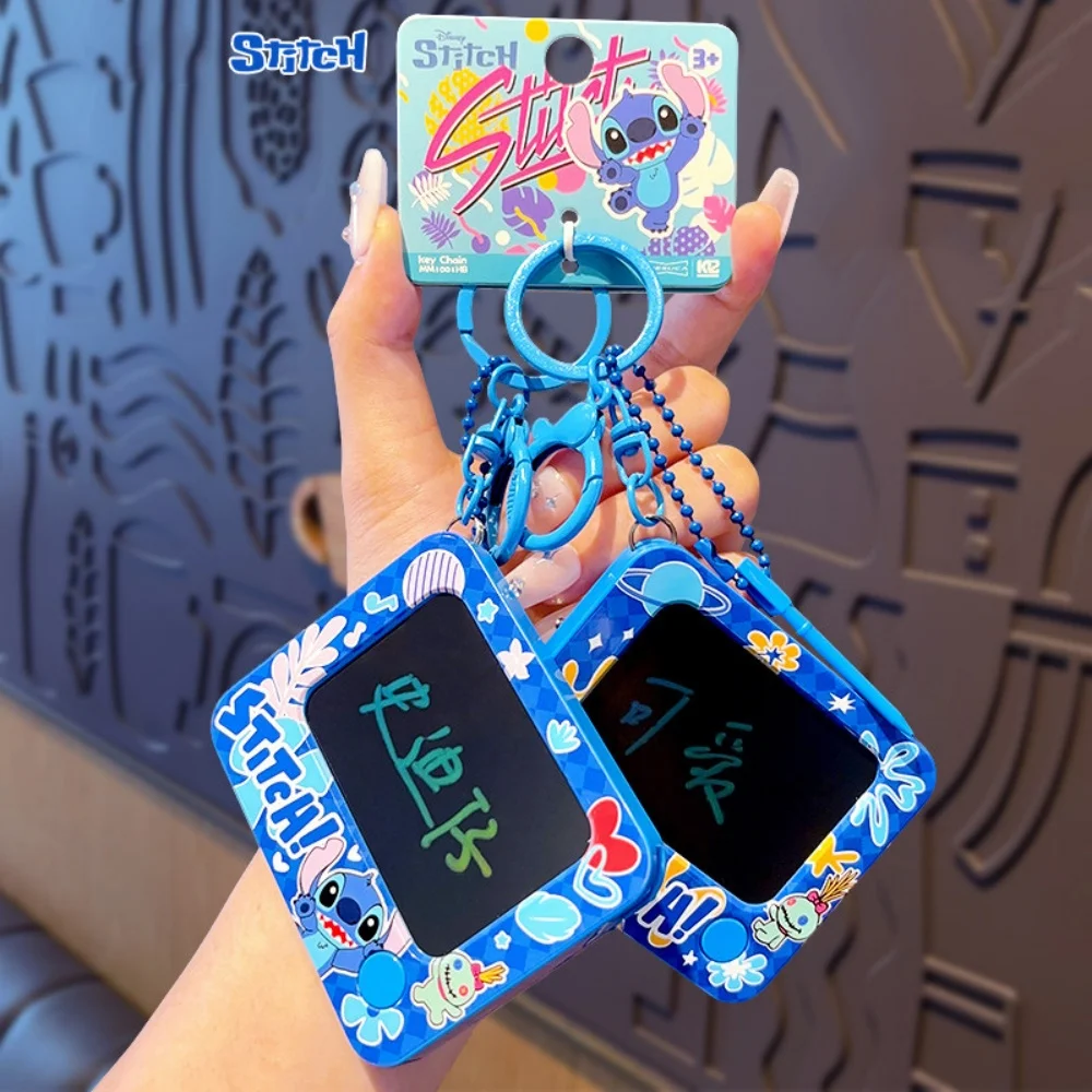 Porte-clés Disney Stitch avec Mini Tableau Écriture LCD