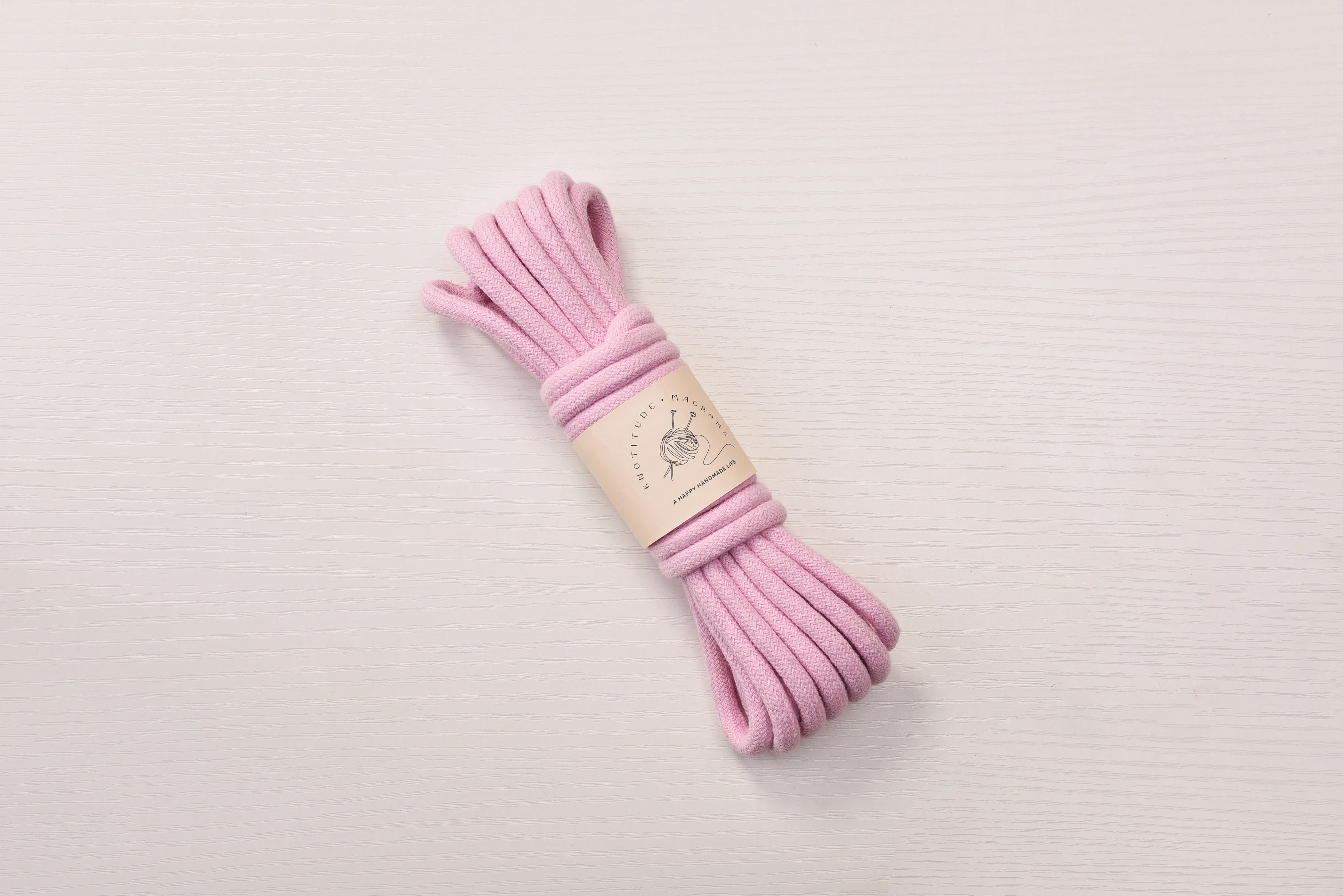 Vibrant 6mm Cotton Braid Cord - 5 Meters