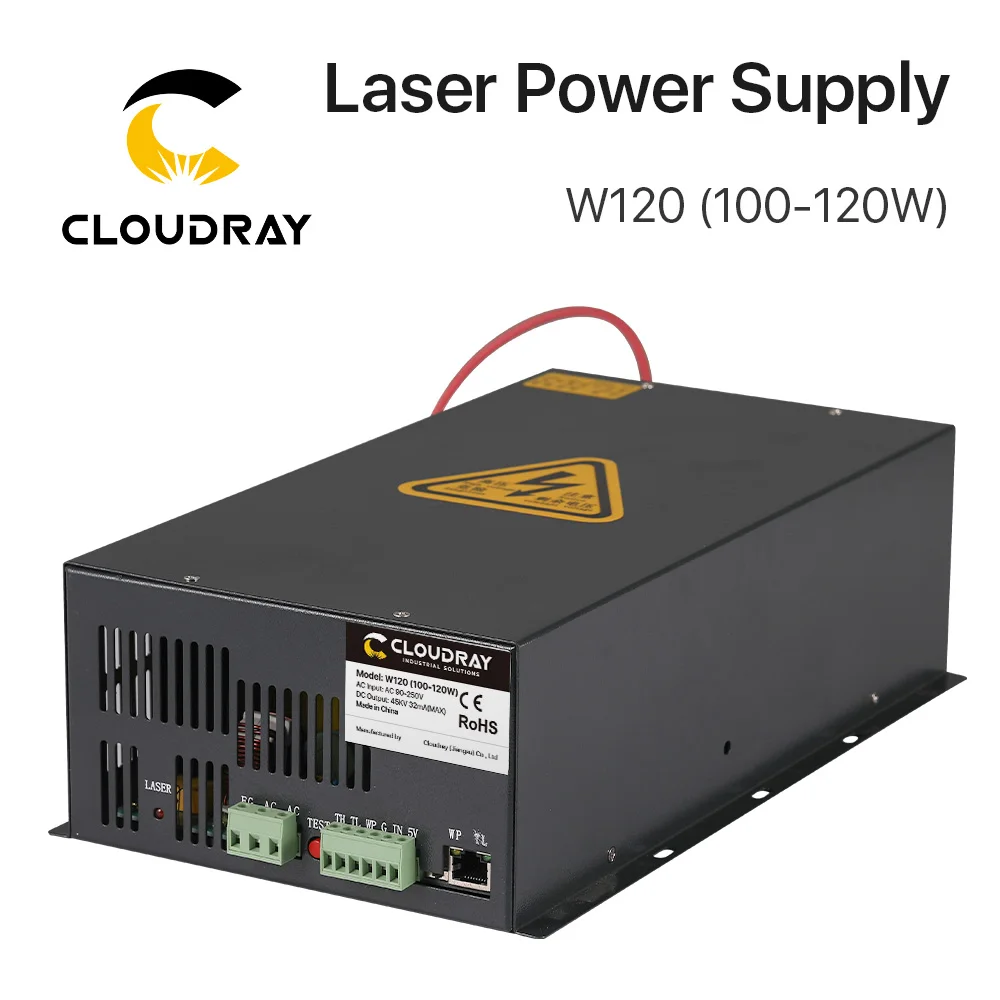 100-120W CO2 Laser Power Supply for CO2 Laser Engraving Cutting Machine W120 T / W Series co2 laser power supply