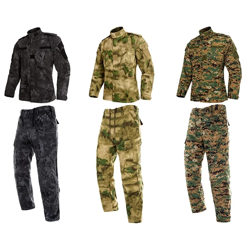 Military Uniform Camouflage Suit Tactical Military Airsoft Paintball Equipment Outdoor Cycling Training Combat Suits 3