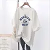 Summer New T-Shirt Female Short-Sleeved Maternity Wear New Love Cotton Mid-Length Loose Maternity T-Shirt Sweater Maternity Tops 4