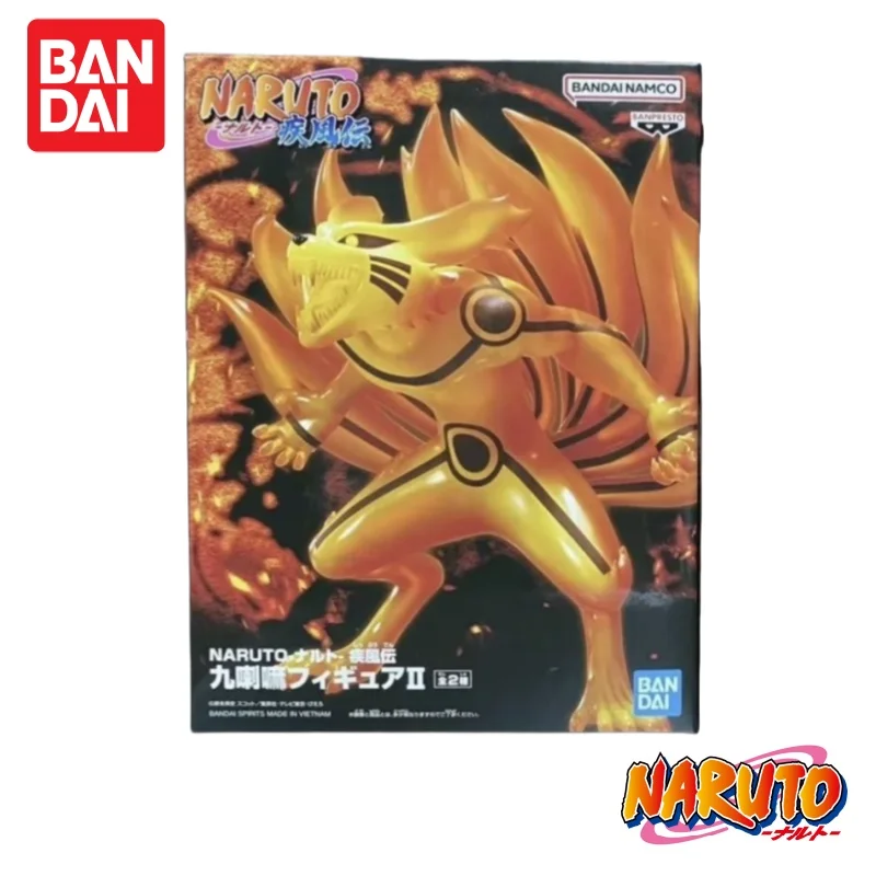 在庫 100% オリジナルバンダイナルト疾風伝鞍馬 (九尾) 猛牙フィギュア