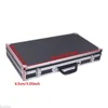 Portables Tool Box with Pre-cut Sponge 58x32x8.5cm Rectangular Tools Boxs Large Capacity Suitcase Hard Aluminium Equipment Case 5