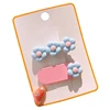 J15U Girl Hair Clip Candy Color Strawberry/Flower Hairpin Side Clip Summer Hairstyle Accessory Kid Hair Barrettes Hair Decors