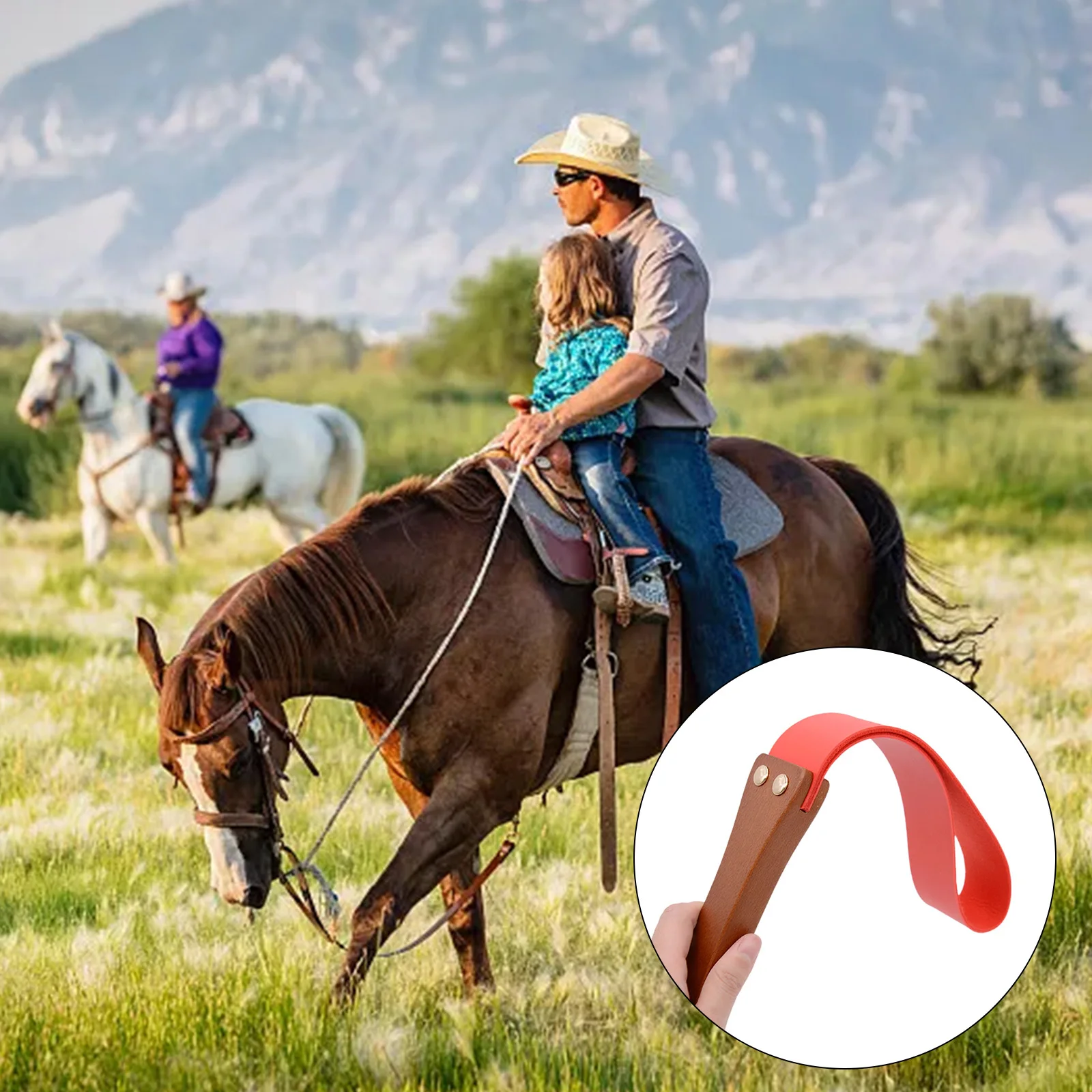 

Кнут для верховой езды с деревянной ручкой, крепкие металлические крепления, двухслойный кожаный подарок для друзей, кожаный кнут для верховой езды, нескользящая деревянная ручка