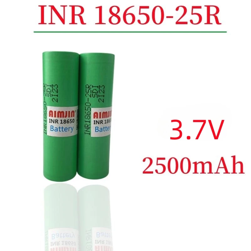 

Original 18650 3.7V 2500 MAH Rechargeable Battery INR 18650 25R 20A Uses E-cigarettes All Kinds Of Electronic Products