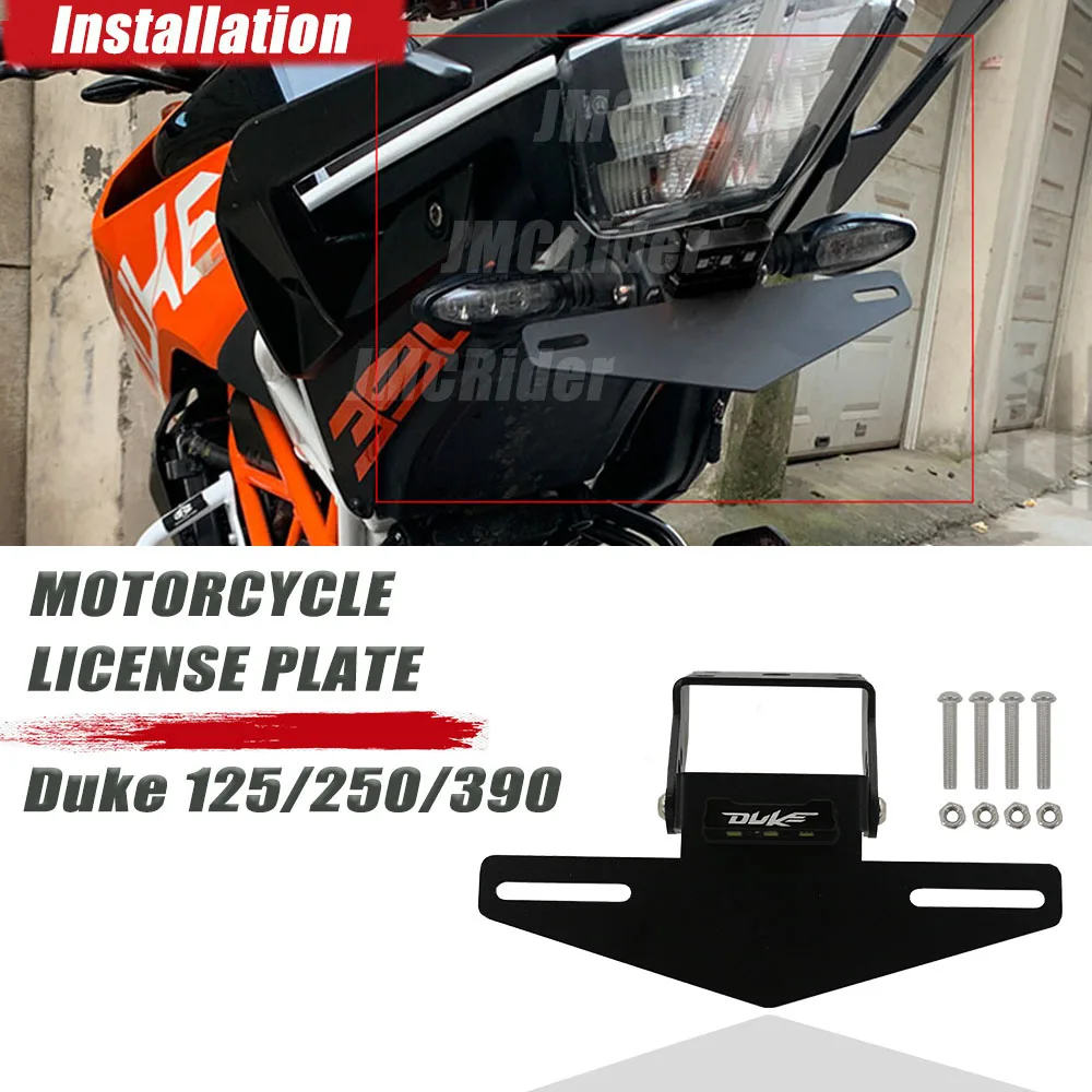 Motorcycle License Plate Holder License Plate Frame License Plate Holder Tail Tidy Fender Eliminator For KTM Duke 200 250 390 Duke200 Duke390 Duke125 -