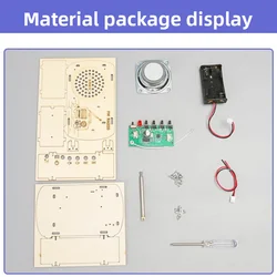 Retro Wooden Radio DIY Kit - STEM Educational 3D Craft Toy & Science Experiment (Set)