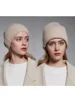 Knitted Pure Wool Beanies Winter Warm Unisex Hat Minimalist Fashion Neutral Colors 3