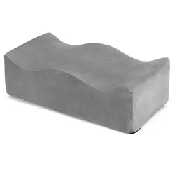 Ergonomic Seat Cushion for Tailbone Relief and Hip Enhancement (Grey)
