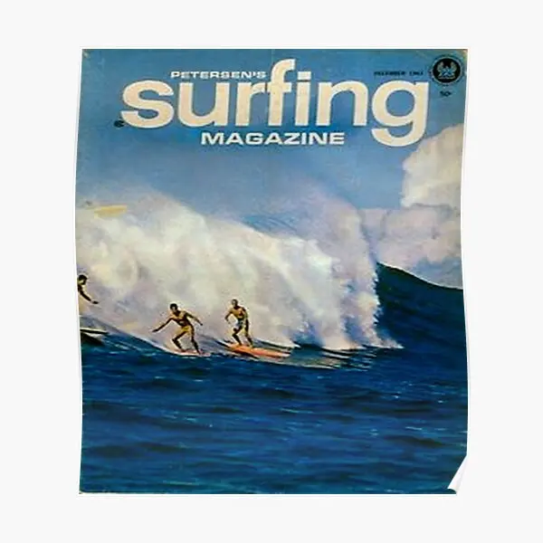 

Surfing Magazine Poster Home Modern Room Art Mural Painting Decoration Decor Wall Picture Vintage Print Funny No Frame