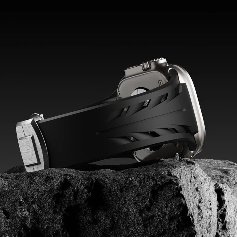 Fluororubber Apple Watch Band - Stylish and Durable