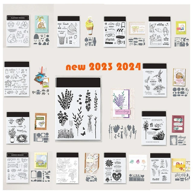 New Stampin Spring Stamps And Dies Up 2023 2024 Mini Catalog Scrapbooking  Set Diary Decoration Valentine's Day Stamps Dies Craft - AliExpress