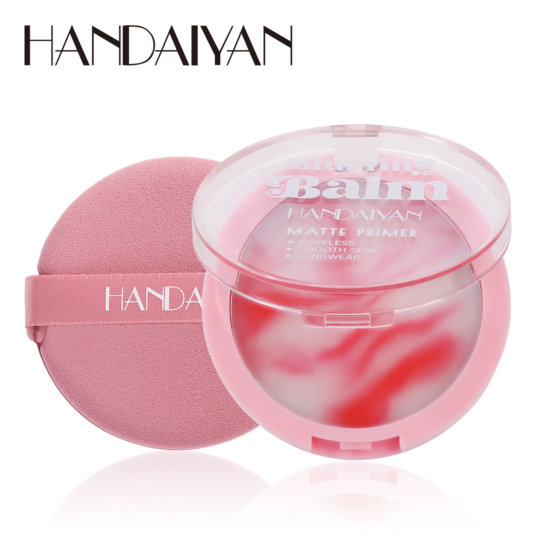 Natural, light, waterproof, oil-controlling, non-stuck powder, matte concealer, setting powder, portable facial cosmetics 4