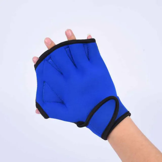 Guanti Da Nuoto Palmato In Neoprene - 1 Paio Per Allenamento Acquatico