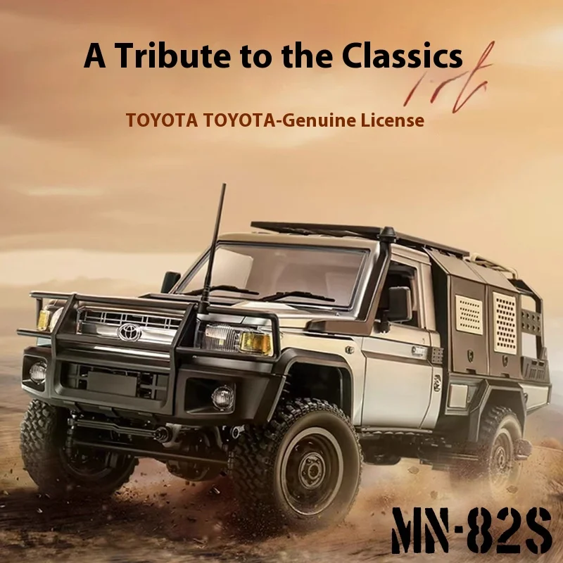 Mangniu mn82s simulation Toyota four-wheel drive RC remote control car full-scale off-road climbing car model boy toy 2