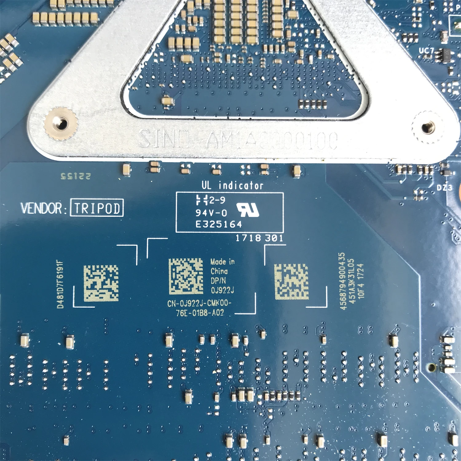 Placa-mãe Bal60 la-d871p para laptop, dell Inspiron