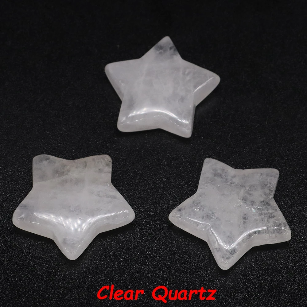 天然石の星型クリスタル,30mm,癒しのジュエリー,家の装飾 - AliExpress