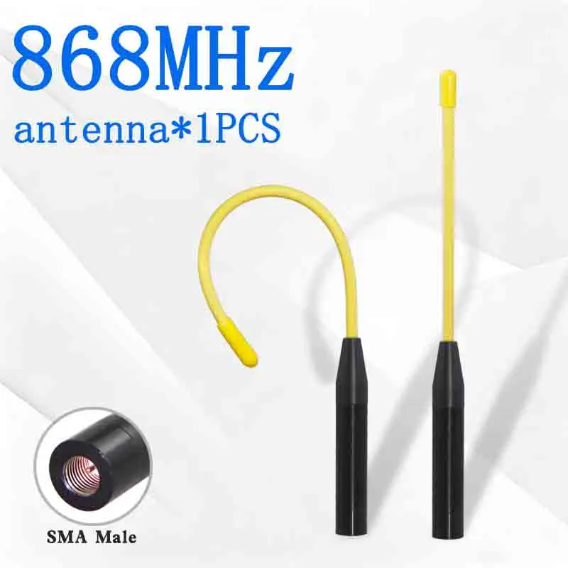 LoRa 868MHz 915MHz 소프트 안테나 (Meshtastic Heltec V3 & V4 ESP 32 장거리용) SMA Male 옴니 안테나 (다양한 색상)