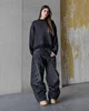 Baggy Jeans for Men Y2k Hip Hop Distressed Retro Black Pants  Oversized Embroidery Harajuku Gothic Wide Leg Trousers Streetwear 6
