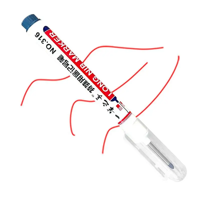 

Плотничный маркер, водонепроницаемый Быстросохнущий механический Столярный маркер, многофункциональные маркеры для глубокого размера