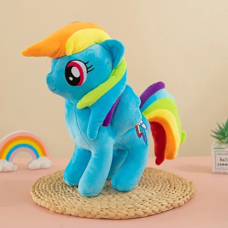 My Little Pony Plush Toys 20/30/40cm Rainbow Dash Twilight Sparkle Pony Cartoon Multicolor Stuffed Doll Anime Figures Kids Gifts plush toys