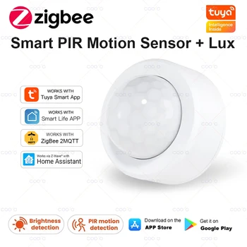 Tuya 2-in-1 Zigbee PIR Motion & Light Sensor with App Control 1