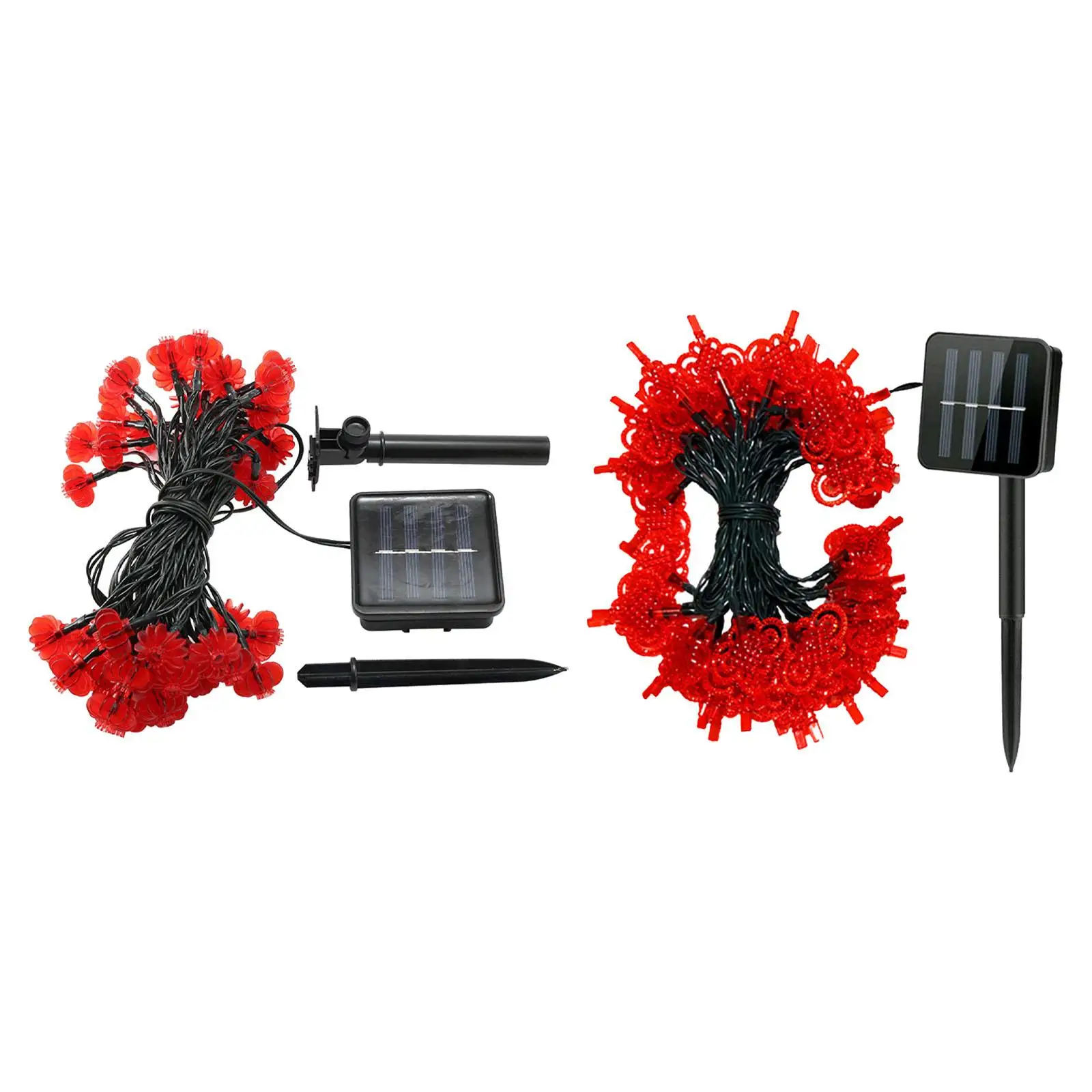 

Festival Decorative String Lights Solar Powered for Porches Event Walkway