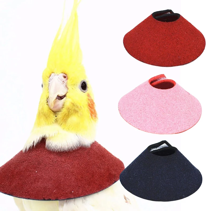 Parrot Collar Elizabeth Protect Bird Recovery Collar Around the Neck Scarf Cool Cape New For Rodents Soft Padded Neck Coverage bird neckband