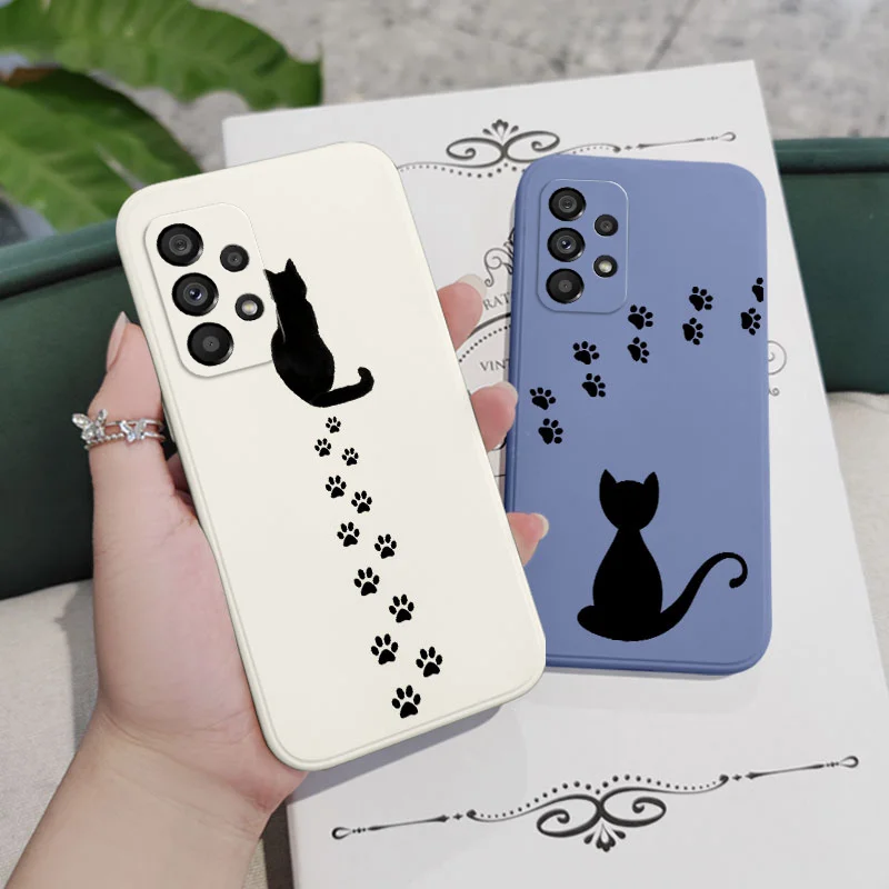 Cat Footprints Phone Case with Cute and Durable Design