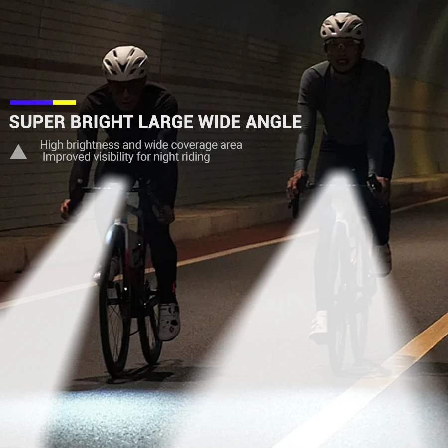 Rechargeable LED Bicycle Light Set - Front & Rear Headlamps