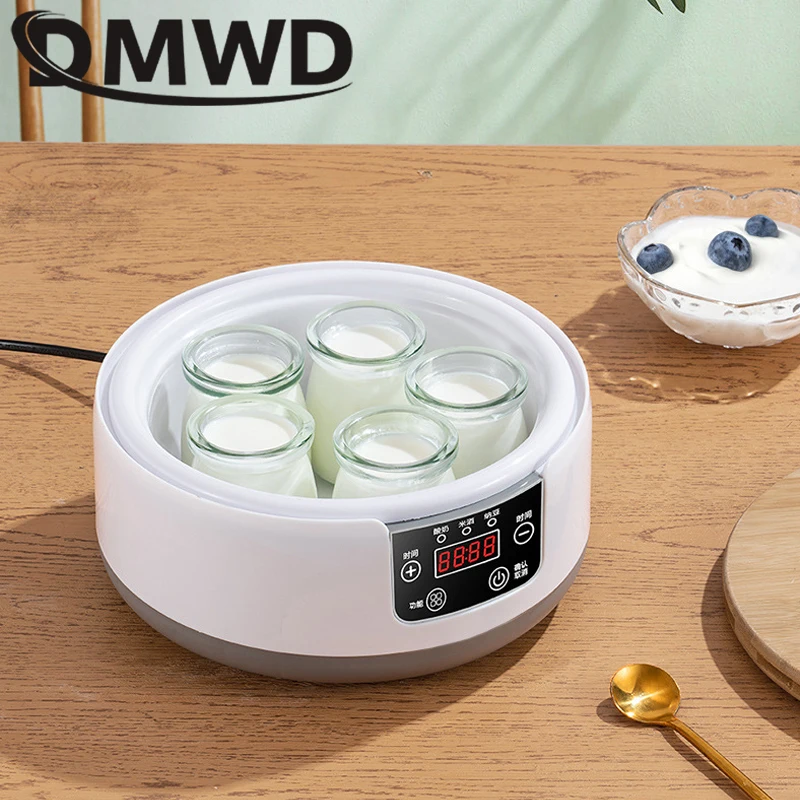 DMWD 110V/220V Multifunctional Yogurt Maker Automatic Leben Enzyme Fermentation Machine DIY Yogurt  Natto Rice Wine Ferment Tool 2
