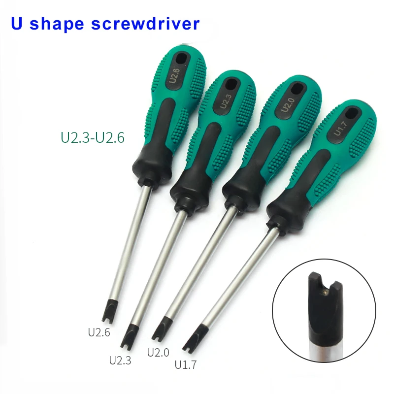 

4pcs Multiple Specifications Antiskid Professional Used For Special shaped Hand Tool Triangle / Y-shaped/ U type screwdriver set