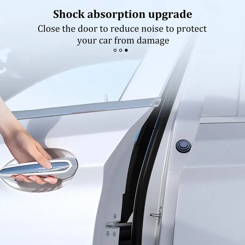 Car Door Anti-Collision Silicone Pads Shock Absorber Gasket Anti-shock Protection Soundproof Silent Buffer Stickers Accessories Car Door Anti Collision Pads