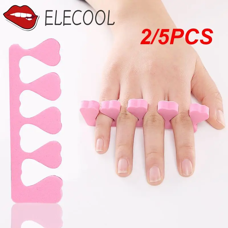 2/5PCS Finger Versatile Durable Efficient Convenient Comfortable Finger Divider For Nail Art Toe Separator For Pedicures