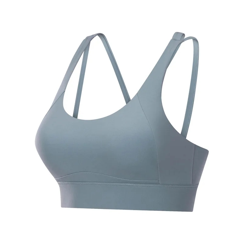 

Quick Dry Sports Bra Women Cross Strap Beauty Back Underwear Sexy Running Yoga Sport Bra Top Breathable Gym Top Fitness L42