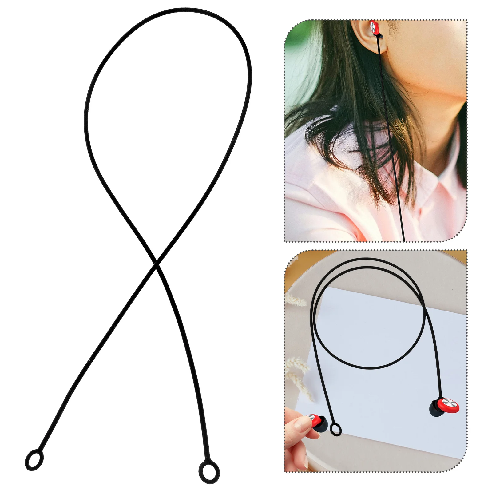 2PcsEarPlugsEarbudLanyardEarplugsEarphoneAntinoiseEarphones