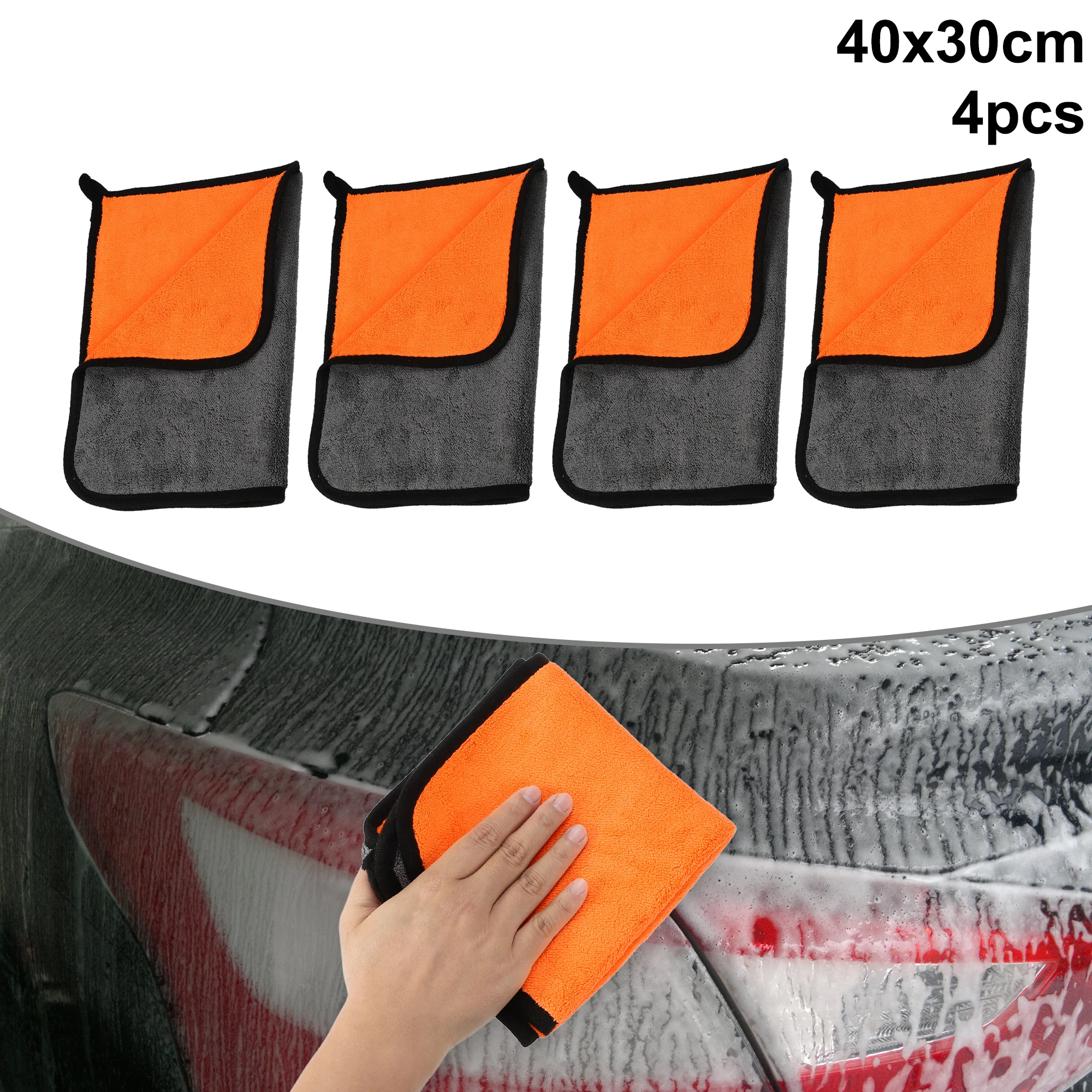 

Uxcell 1/3/4pcs Microfibre Car Drying Towel 30x30cm 30x40cm Extra Large 500 GSM Car Cleaning Detailing Absorbent Window Clean