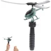 Safe Toy for Kids Copter Helicopter Flight Plane Handheld Kids' Creativity Gift Play 1