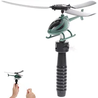 Safe Toy for Kids Copter Helicopter Flight Plane Handheld Kids' Creativity Gift Play 1