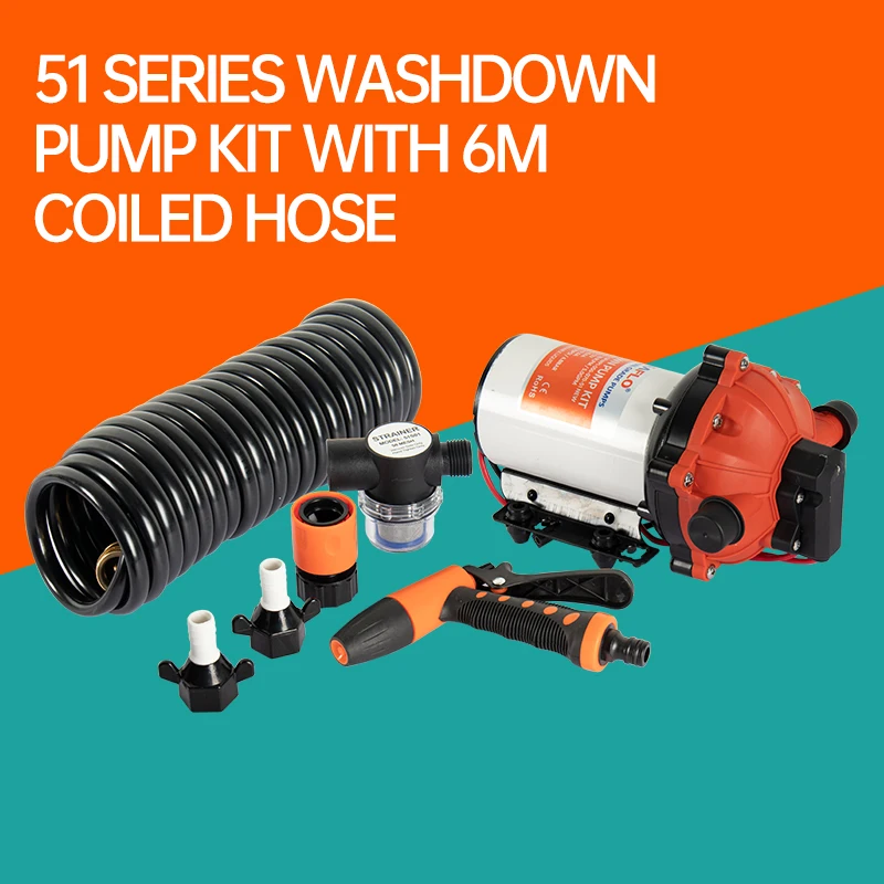 12V24VDeckWashPumpKitCarWashPumpWashPumpDiaphragmPump