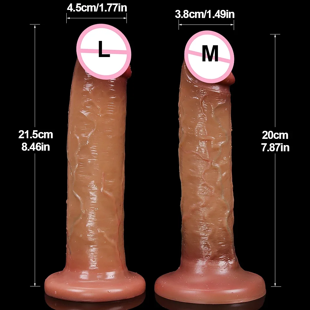 Adult Toy Dildo Soft Liquid Silicone Penis with Suction Cup Sex Toy Woman No Testicles Dick Lifelike Huge Realistic Skin Feeling sex toys