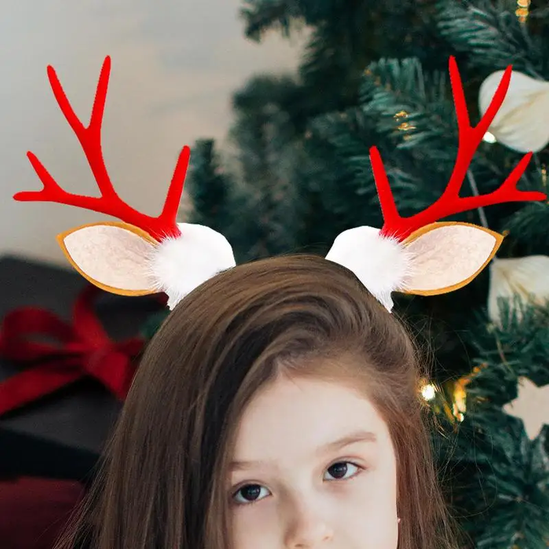 Deer Antler Headband Christmas Women Holiday Party Accessory Headband hair accessories hair headband