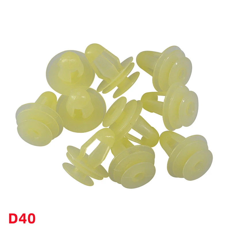 

XIEAILI 100Pcs Auto Door Trim Panel Retainer Retaining Fastener Clip Push Type Retainer D40