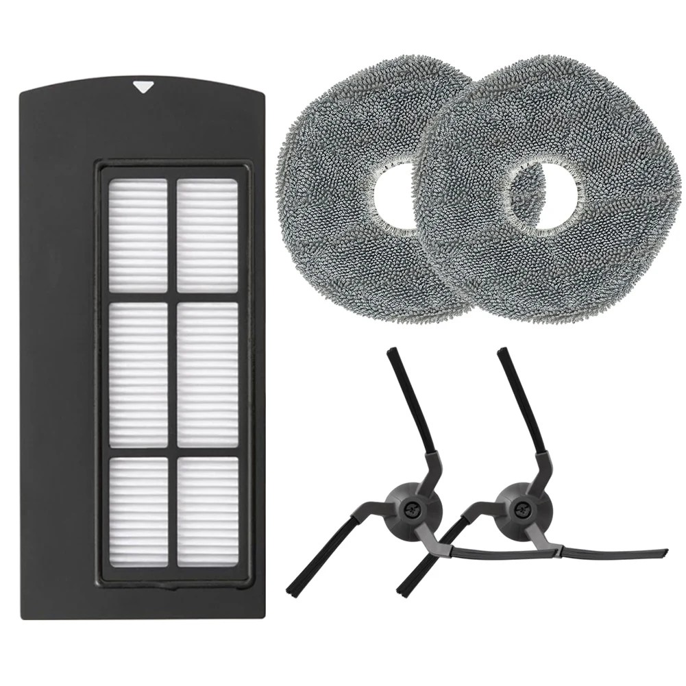 Description Picture 5 of itemSide Brush Filter Mop Cloth Pad For Clean X9 Pro Robot Vacuum Cleaner Parts Appliances Household Cleaning Tool Accessories