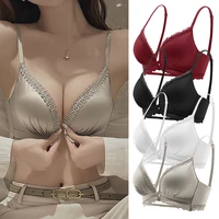 Fashion Elegant Maternity Bras Wireless Push-Up Bra with Front Closure Women Extra Lift and Support Underwear for Small Bust 1