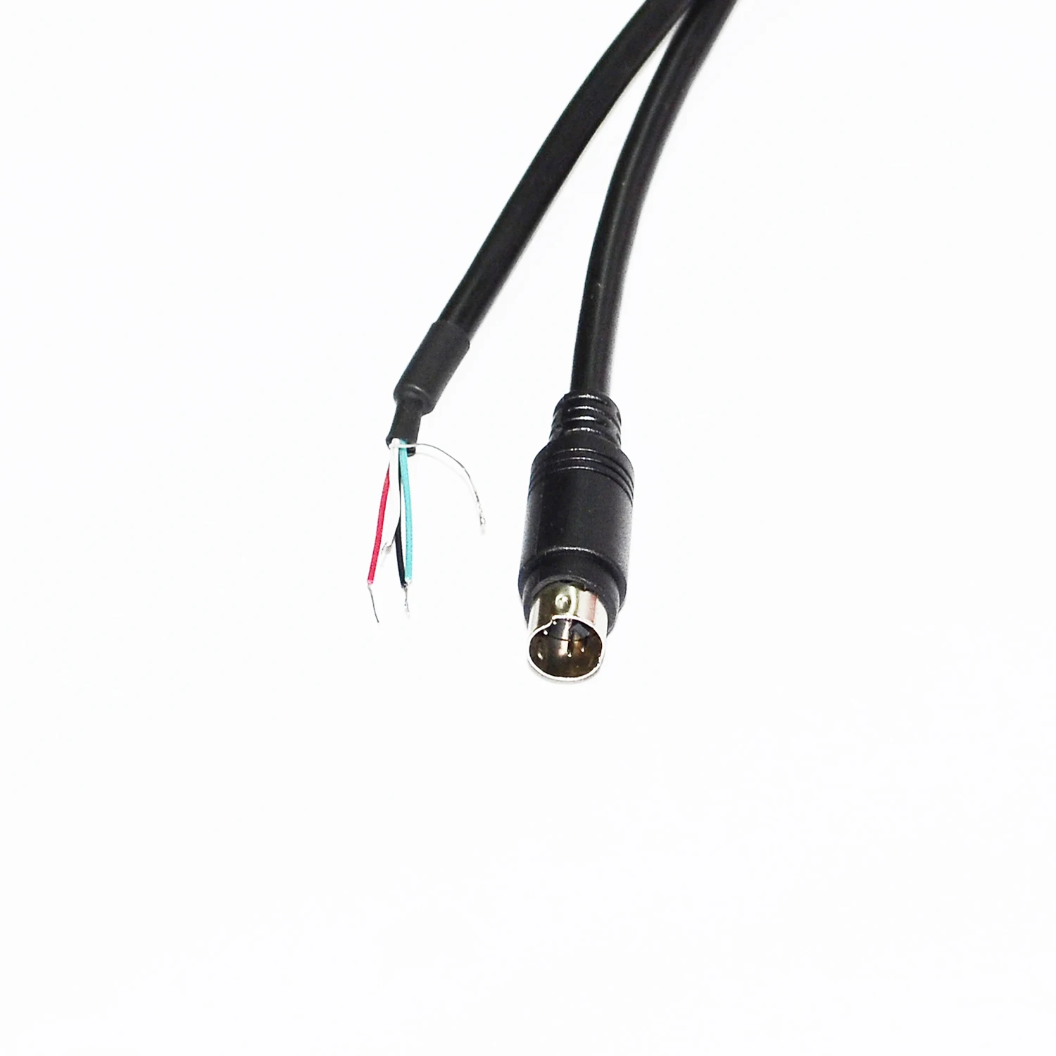 Mini Din Macho e Fêmea Conector Programação Plc Quebrando Cabo Md4 Md5 Md6 Md8 - Imagem 2
