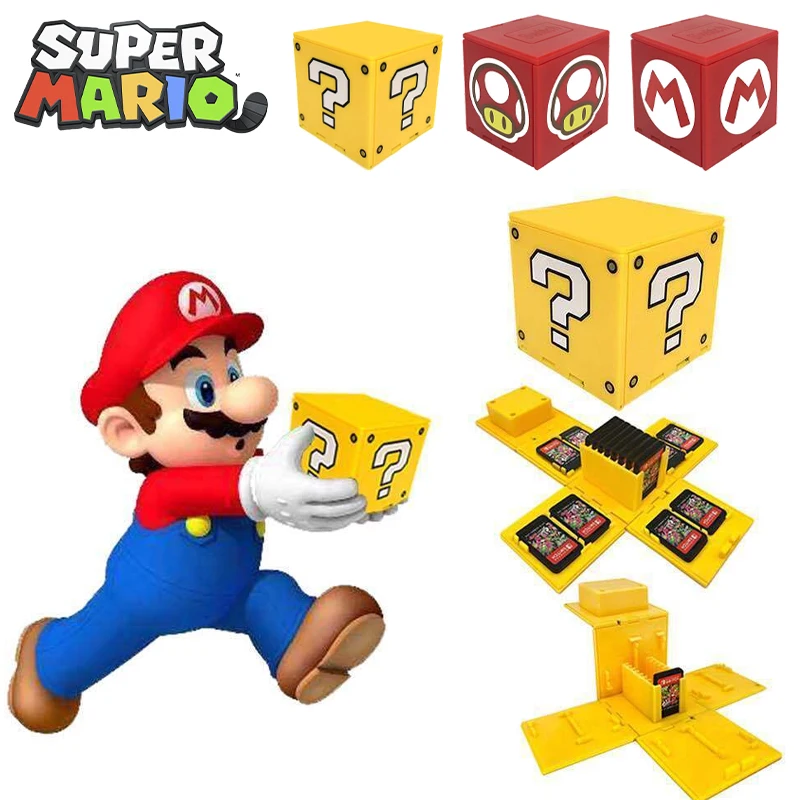 16 In 1 Super Mario Switch Game Card Storage Case for Switch Lite Oled