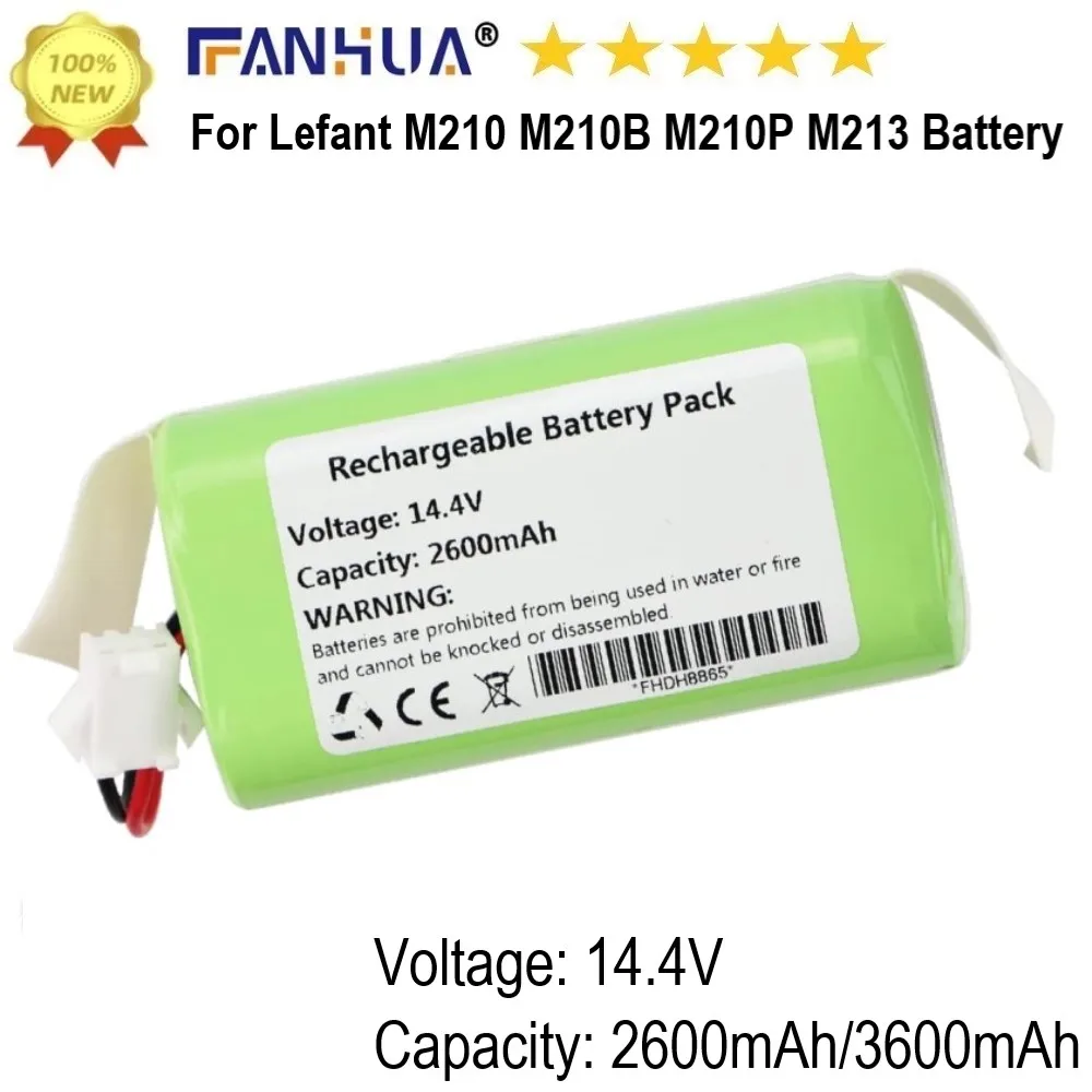 Batteria Per Aspirapolvere Lefant M210 M213 - Ricambio 14.4V 2600mAh Con Attrezzi - Foto 8