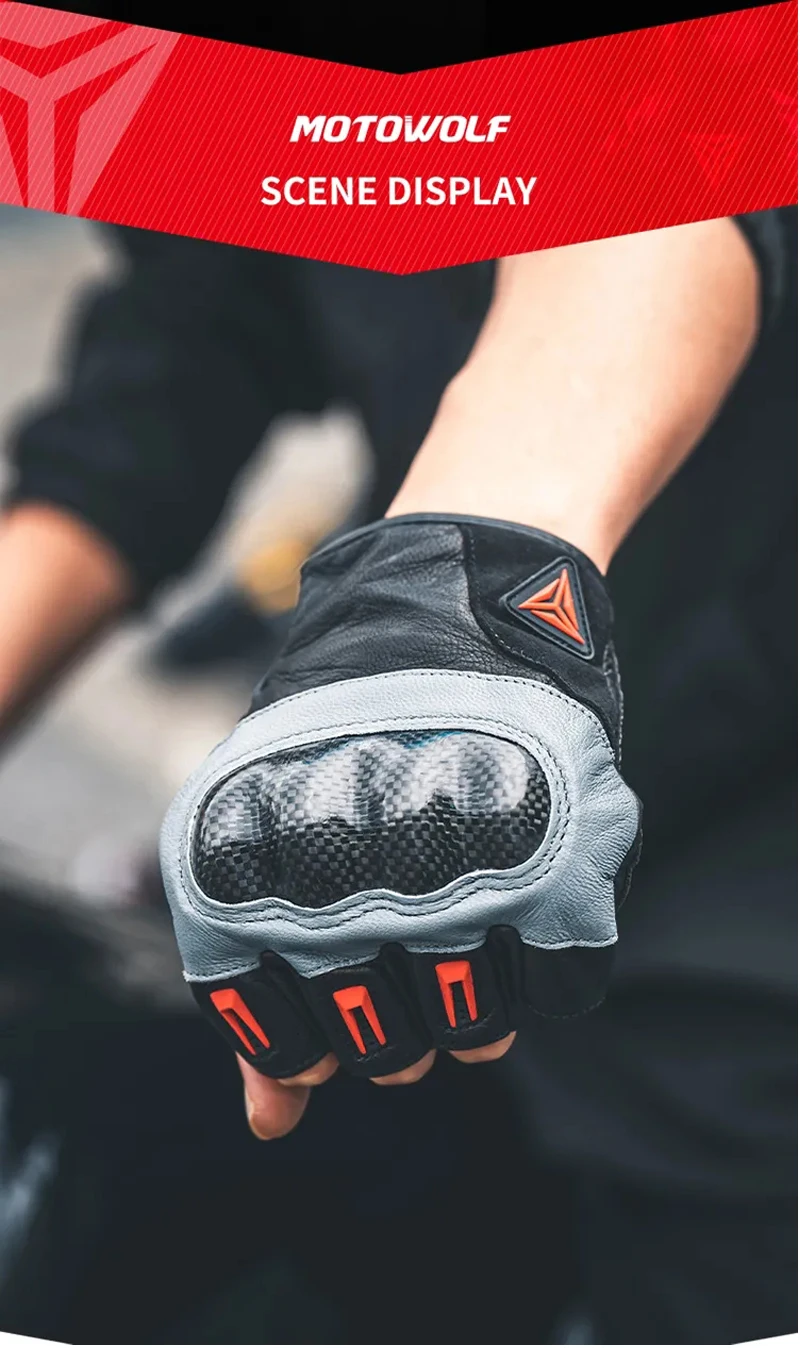 Une Paire De Gants De Cyclisme À Demi-doigts Légers